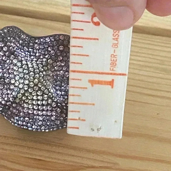 Joan Boyce Crystal Abstract Statement Fashion Ring - Picture 9 of 9